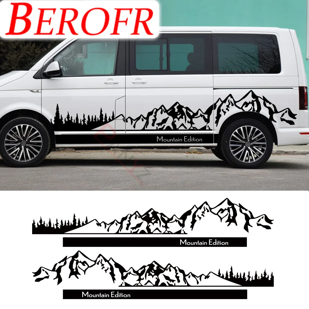 4 Pz/Lotto Adesivi Per Auto Per Volkswagen Vw Transporter T4 T5 T6 Multivan Caravelle Camper Camper Decalcomanie Fai Da Te Accessori