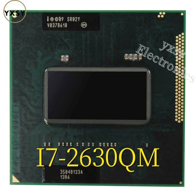 プロセッサーIntelCore i7-2630QM,ノートブックPC,Intel i7 sr02yクアッドコア,ソケットg2/rpga988b