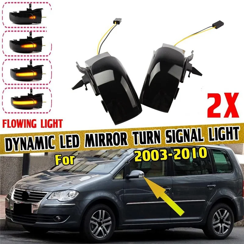 

Dynamic Turn Signal Light Signal Light Mirror Indicator Car for Volkswagen Touareg Touran