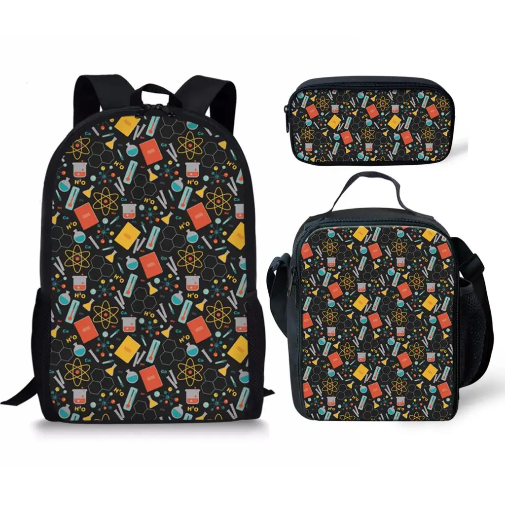 Classic Fashion Funny Nurse 3D Print 3pcs/Set pupil School Bags Laptop Daypack Backpack Lunch bag Pencil Case
