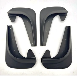 Universal Car Tire Fender Mud Flaps Set - Set of 4 Splash Guards with Installation Screws (4 pieces)