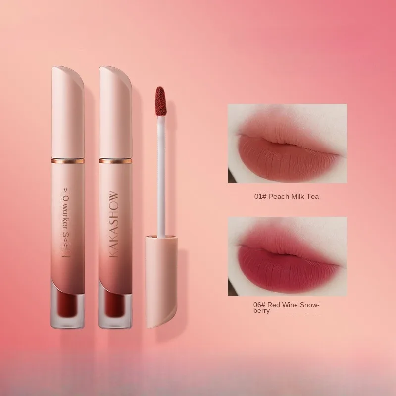 

Nude Liquid Lipsticks Waterproof Velvet Matte Lip Gloss Long Lasting Non-stick Cup Lip Tint Makeup Pigment Cosmetics