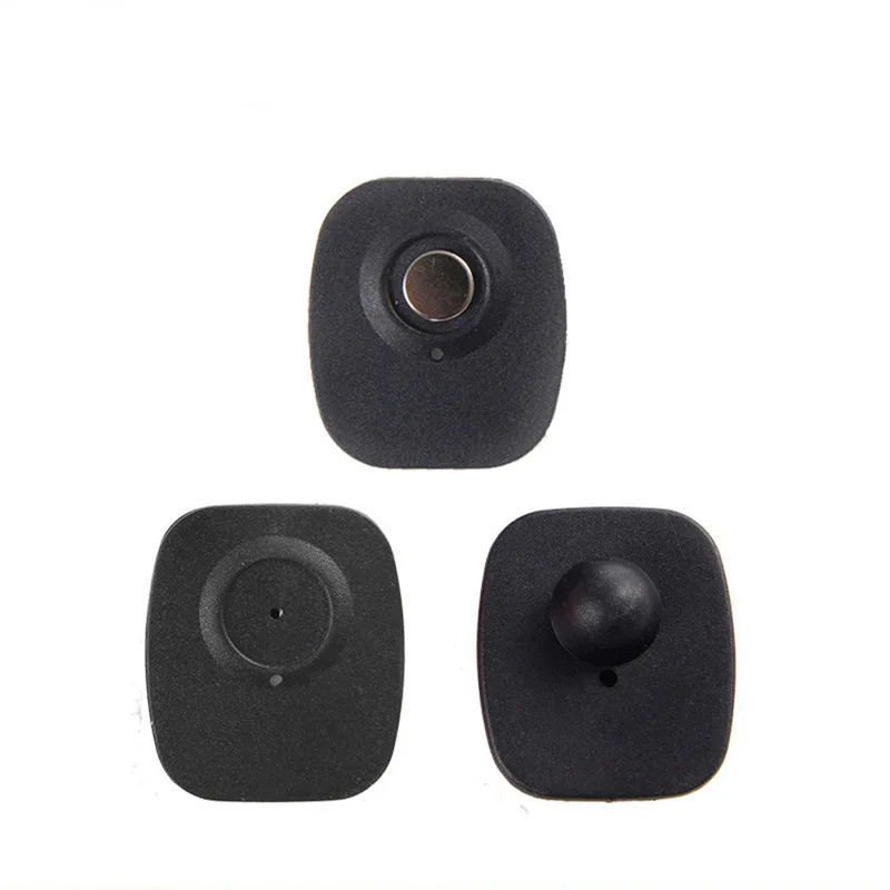 100 Piecse EAS security Loss Prevention Anti Shoplifting Mini RF 8.2Mhz Square Tag