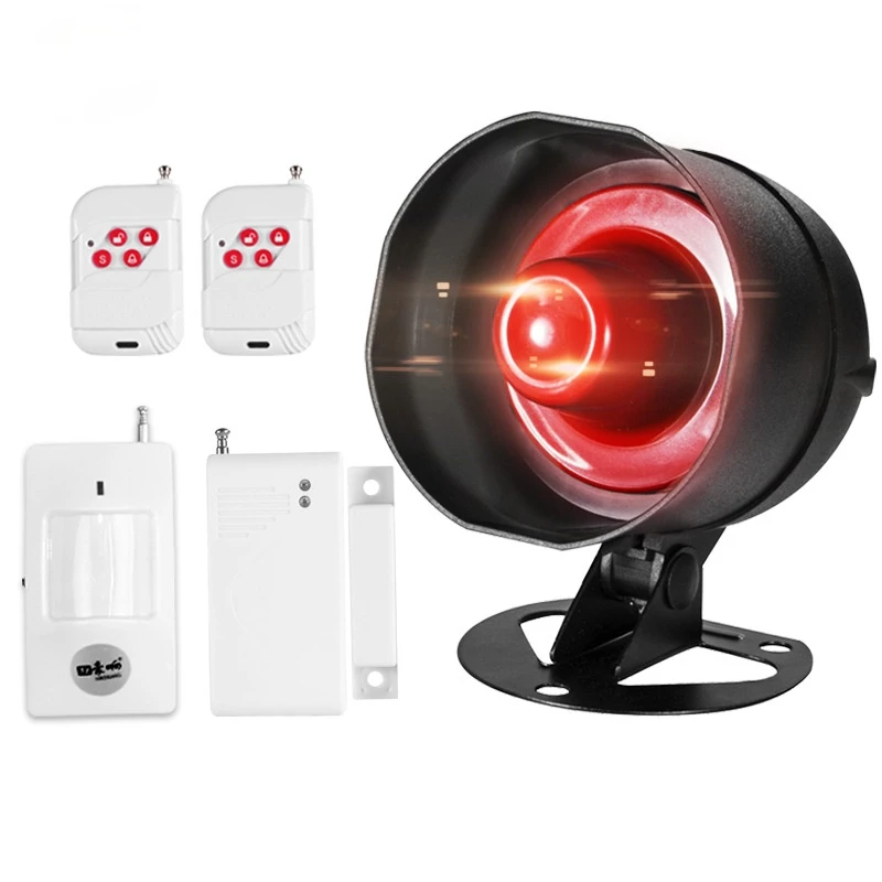 Upgraded Independent Wireless Siren Speaker With Motion Sensor, Home