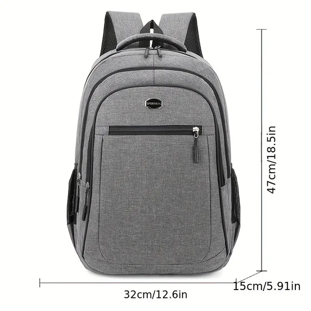 Large Capacity Backpack, Men's And Women's Student Computer BagMulti Pocket Waterproof And Wear-resistant Commuting Backpack,Chr 3
