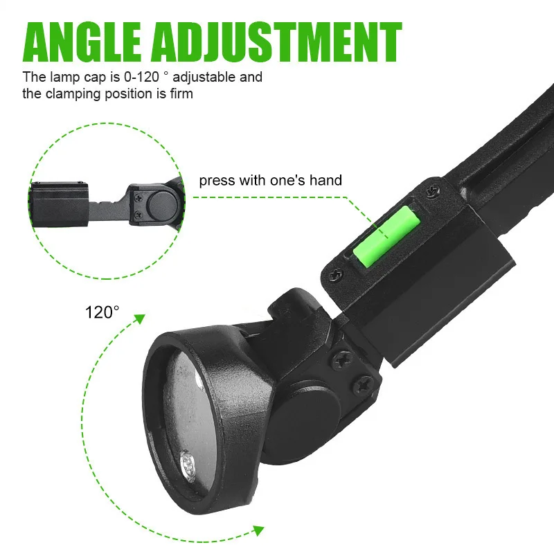 Rechargeable LED Neck Light Book Lights for Reading 2 Brightness Levels Bendable-Ideal for Reading Camping Repairing Running led neck light