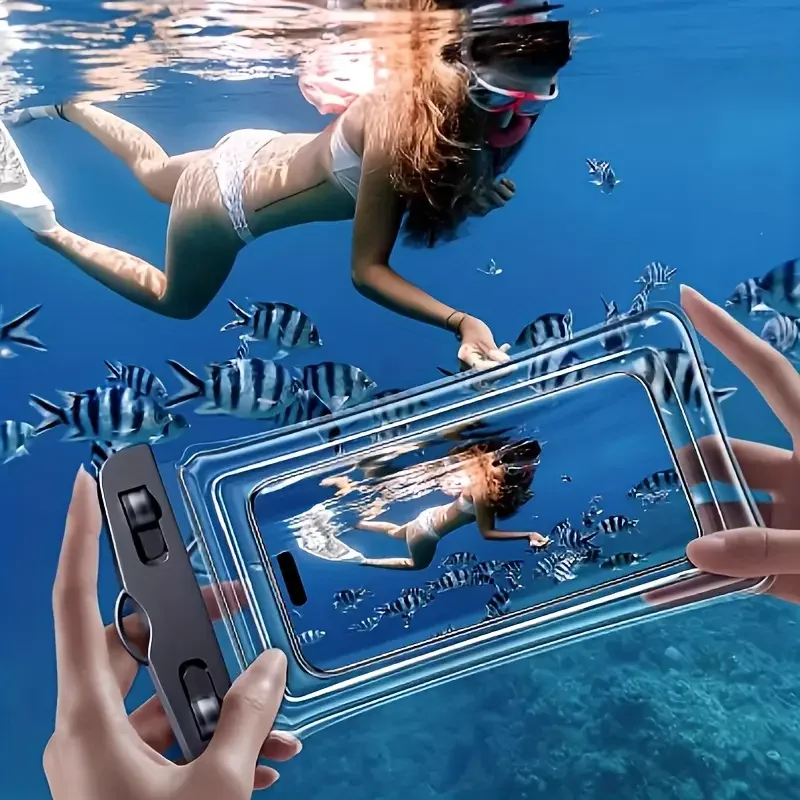 PVC Waterproof Phone Case Underwater Photography Touchscreen Compatible Screen Protector