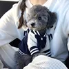 Cute Embroidered Pet Baseball Jackets Dog Clothes For Small Medium Cat Teddy Coat Puppy Spring Clothes Warm Fashion Pet Outfit 2