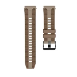 Official Silicone Breathable Sport Strap for Huawei Watch Ultimate (Grey Brown)