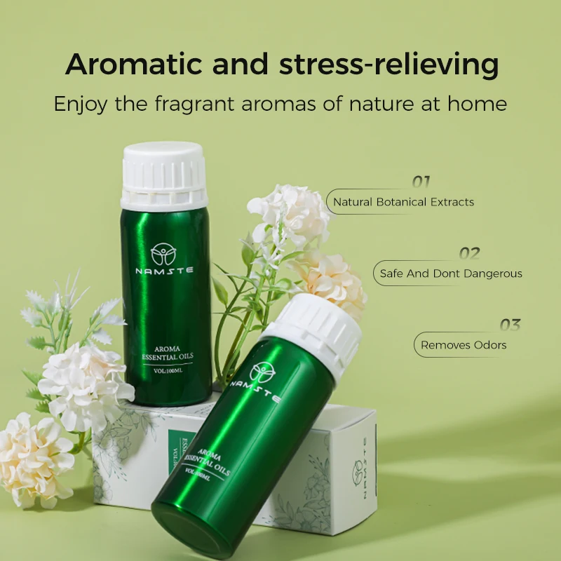 Namste Hotel Aroma Diffuser Essential Oil 100ML Pure Plant Aromatic Oils Fragrance Scent Electric Smell For Home Air Freshener 4