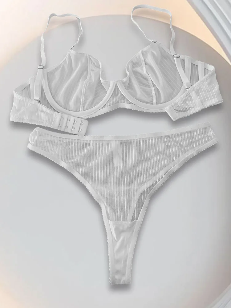 Sheer Mesh Bra Set styled for everyday wear, bridal looks, and boudoir photos