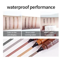 Korean four fork eyebrow pencil waterproof long lasting easy to use for beginners natural look four end design 5