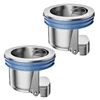 2PCS Bathroom Drain Stopper SDrain Filter Say Goodbye to Odor and Clogs Dropsale 1