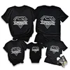 2023 Super Family Matching T-shirts Mother and Daughter Father Son Shirts Girls Boys Bodysuits Cotton Family Look Outfits