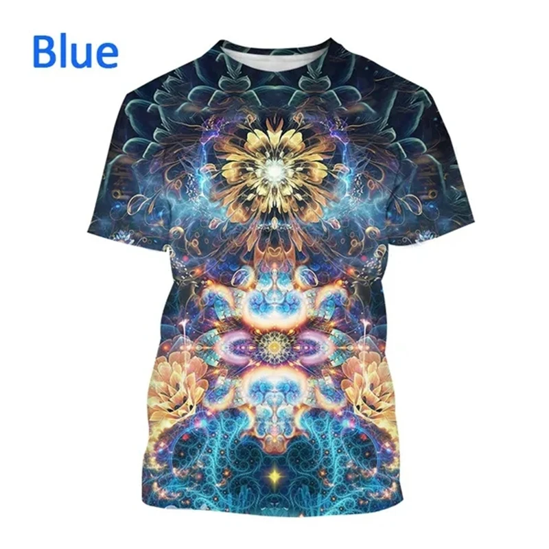 T-shirt homme imprimé 3d animal créatif style fluorescent_voghion.com