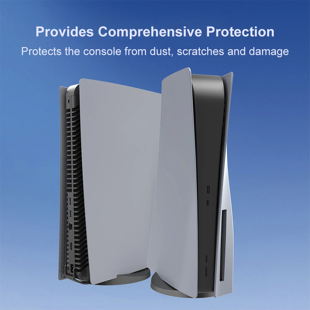 For PS 5 Disc/Digital Edition Console Gray Faceplate Anti-Scratch Hard Shell Dust Cover 30th Anniversary Shockproof Cover Plates