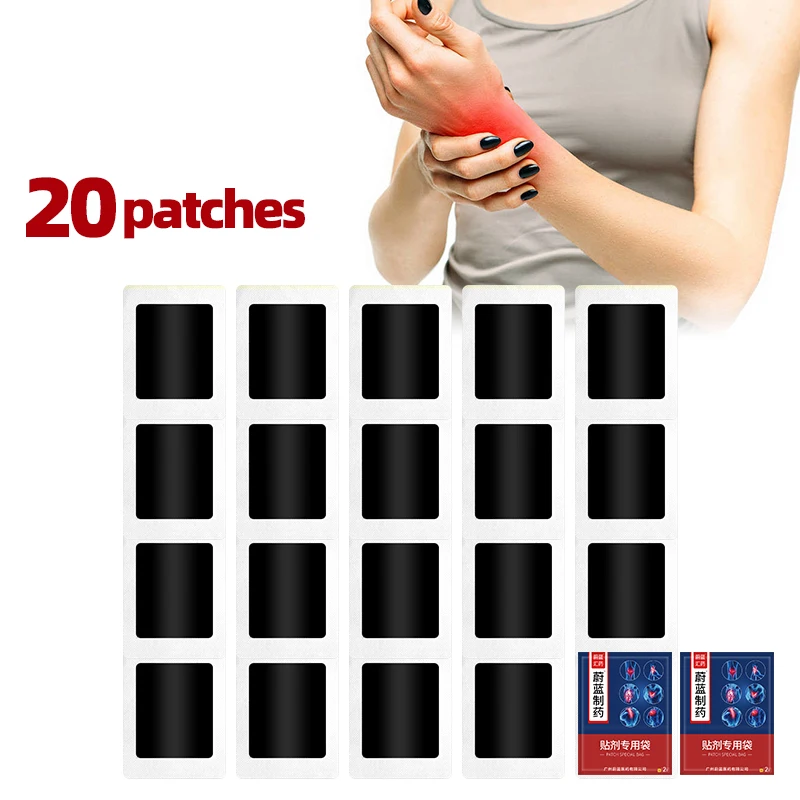 

20Pcs Tenosynovitis Arthritis Treatment Patch Hand Wrist Tendonitis Relief Joint Muscle Pain Tendon Sheath Medicine Plaster