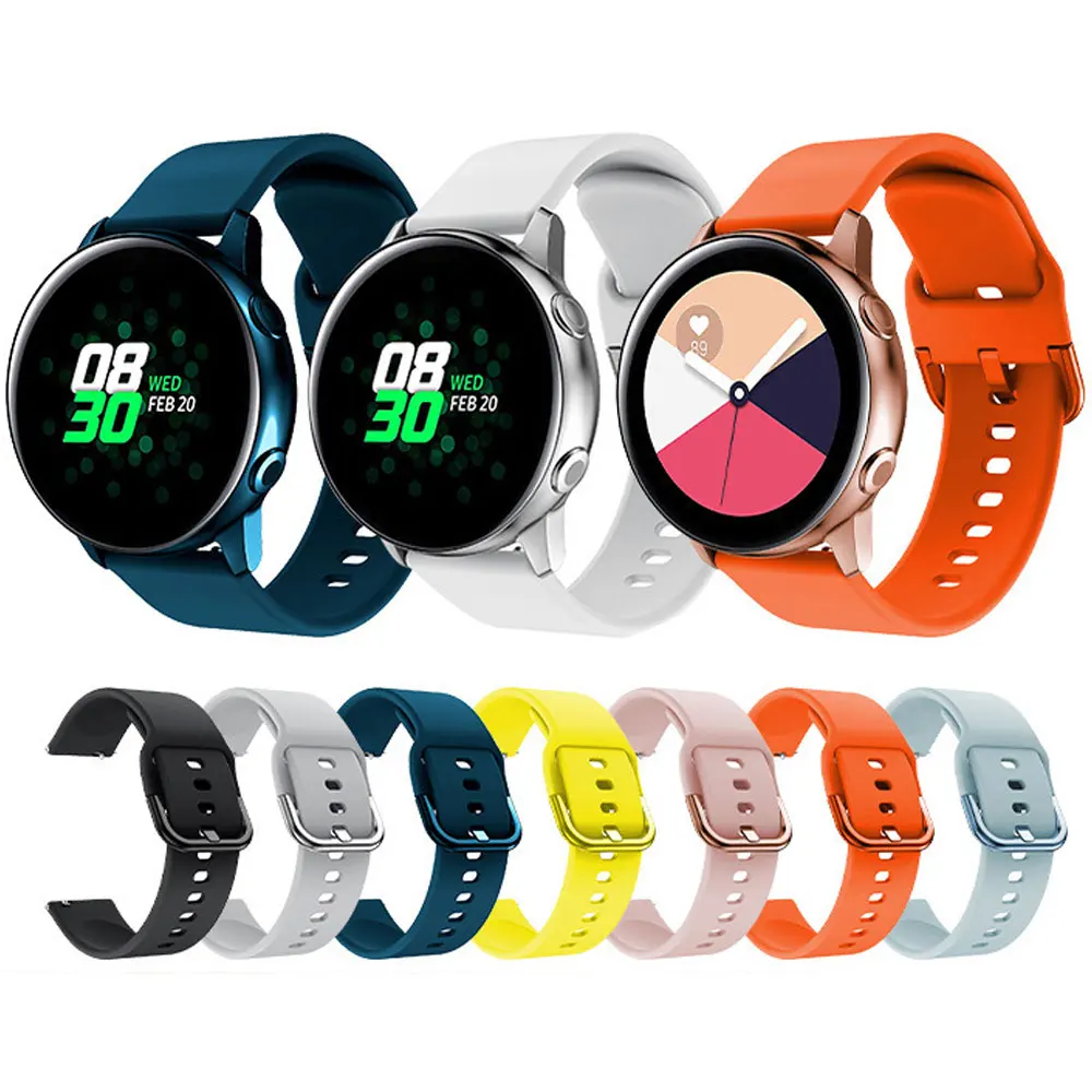 20mm22mmSiliconeBandForSamsunggalaxywatch5pro444mm40mm