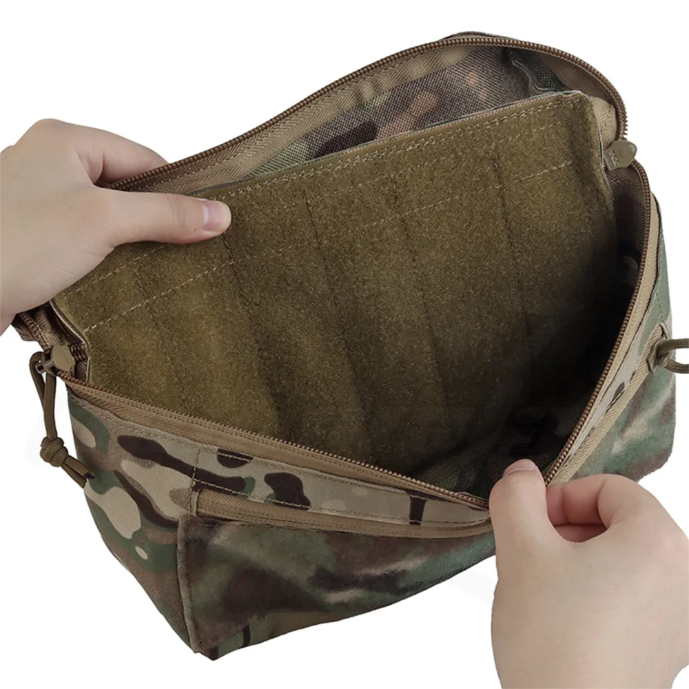 OPHIDIAN Universal GP Pouch (L), MOLLE-Systemmontage, Reißverschluss, Aufbewahrungsartikel, großflächiges Magic Tape – Detail 7