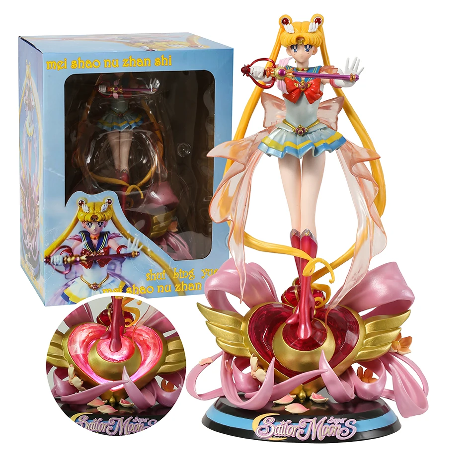 Sailor Moon Knight Action Figure PVC para Crianças, Universo Ordem Cena  Modelo, Gk Figure Toys, Presente de Natal, 37cm - AliExpress
