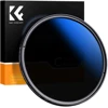 K&F CONCEPT ND2-ND400 Variable ND Filter Multi Coated 37/40.5/43/46/49/52/55/58/62/67/72/77/82mm Neutral Density Lens Filter 1