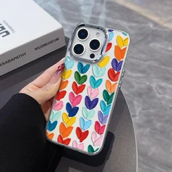 Chic Heart Leopard Graffiti Transparent Phone Case - Soft Silicone TPU Back Cover - Pixel 9A 5G (LYK - 294LY88320A1)
