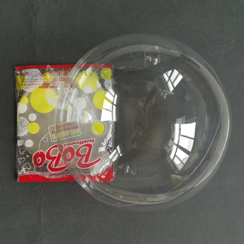 10pcs 10-24inch Transparent Bobo Bubble Balloon Clear Inflatable Air Helium Globos Wedding Birthday Party Decoration Baby Shower