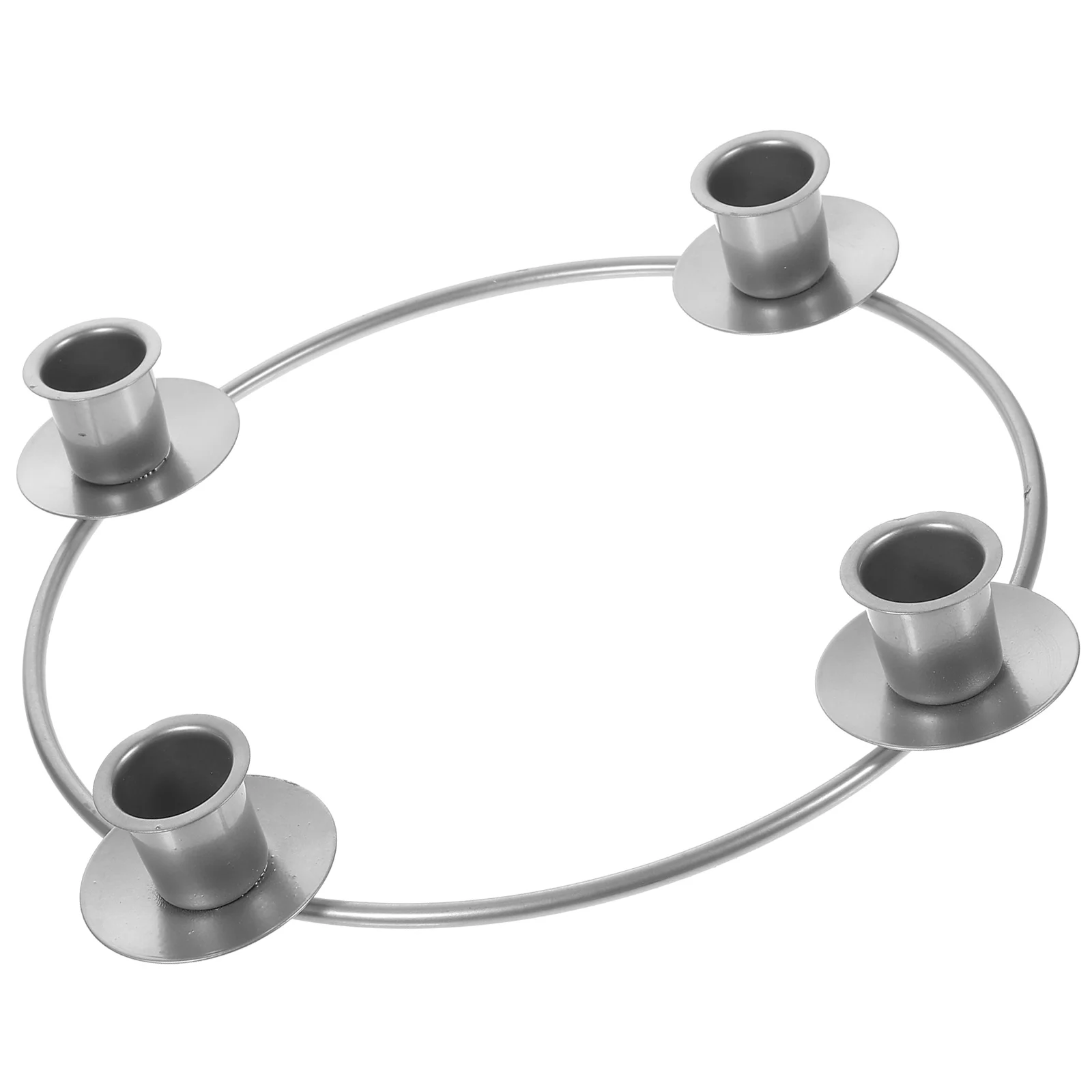 

Advent Wreath Ring Christmas Advent Ring Wreath Table Decoration Taper Metal Candle Holder Iron Candle Holder Stand Xmas