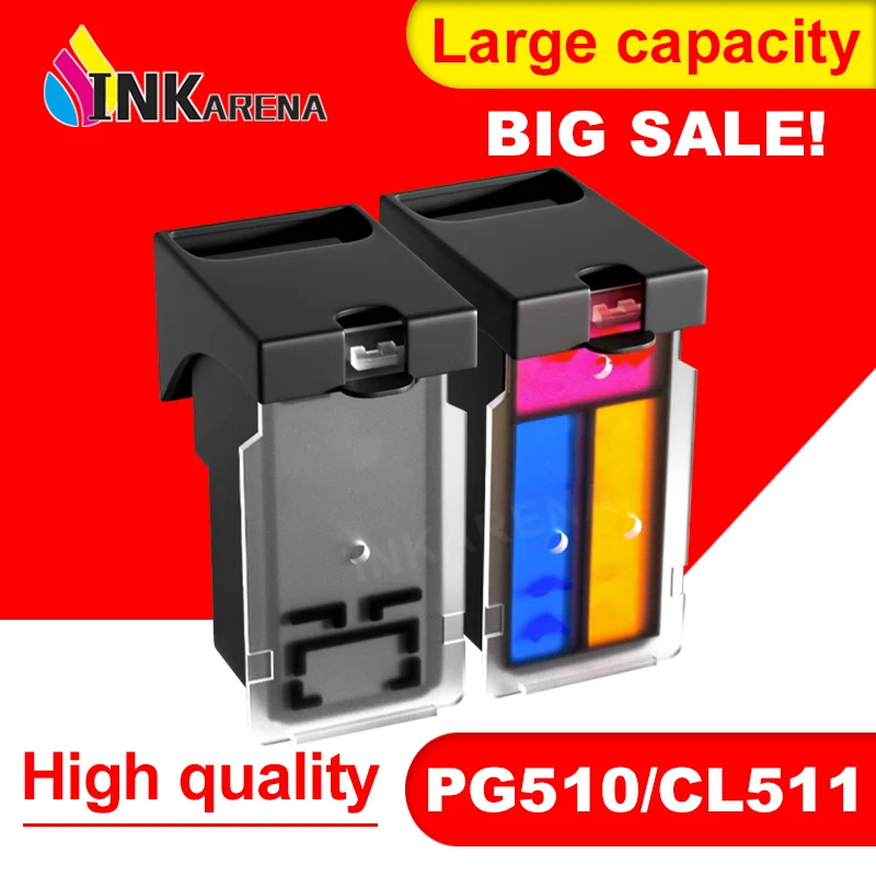 Cartuccia Di Inchiostro Compatibile Pg510 Cl511 510 511 Per Canon Pg510 Mp250 Mp280 Per Canon Pixma Mp240 Mp260 Mp480 Mp490 Ip2700 Mp499