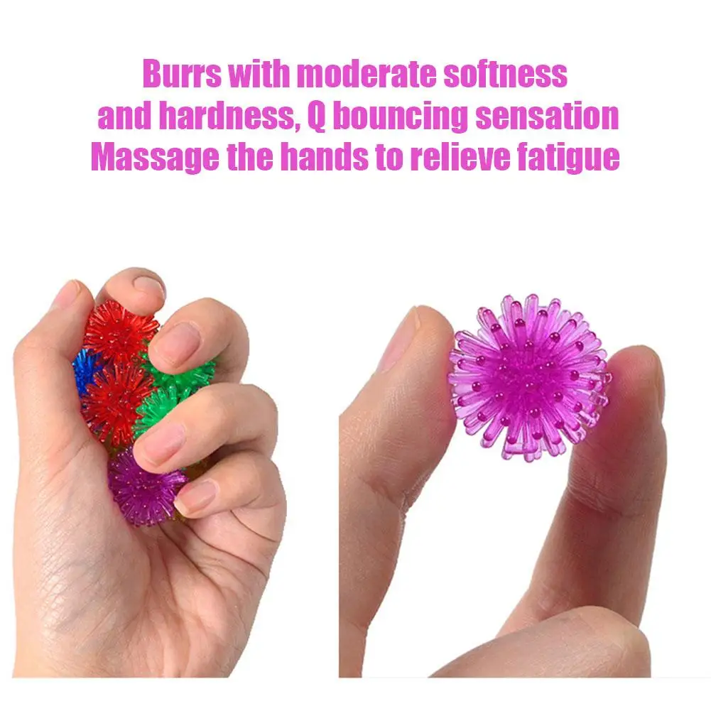 

Hedgehog Ball Decompression Myrica Rubra Toy 2.5cm Acupoint Toy Kneading Ball Massage Fitness Fidget Relaxation Training Gr R6E5