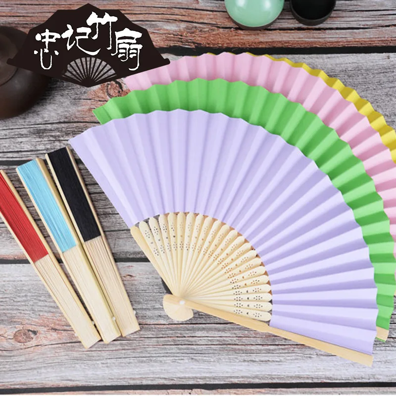 Bamboo paper hand fan, Party Decorations