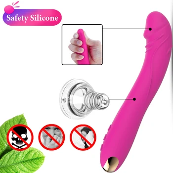 10 Modes Real G Spot Dildo Vibrator Sex Toys For Women Soft Female Vagina Clitoris Stimulator Massager Masturbator Sex Products 5