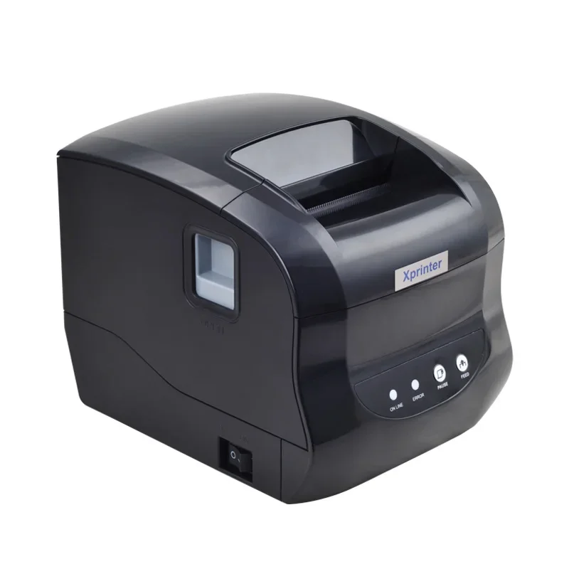Xprinter XP-365B 라벨 프린터, 열 바코드 프린터 스티커 프린터, 윈도우즈, 리눅스용 슈퍼마켓에서 20-80mm 용지