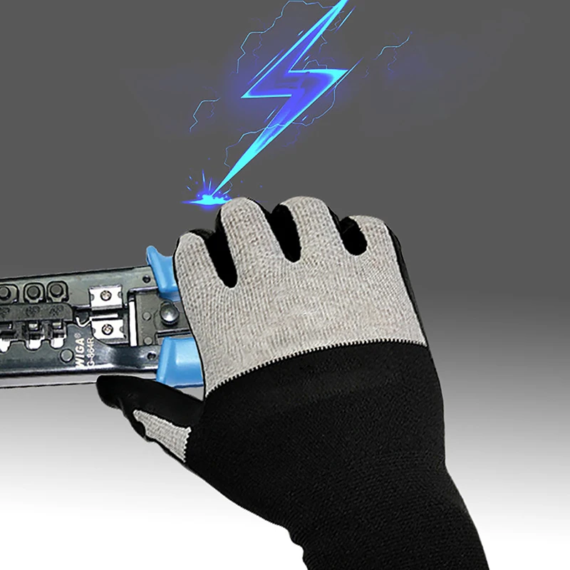 2PCS Ultrathin Electrician Insulating Gloves Withstanding Voltage 400V/500V Rubber Touch Screen Insulation Glove Industrial work gloves protective gloves insulating gloves