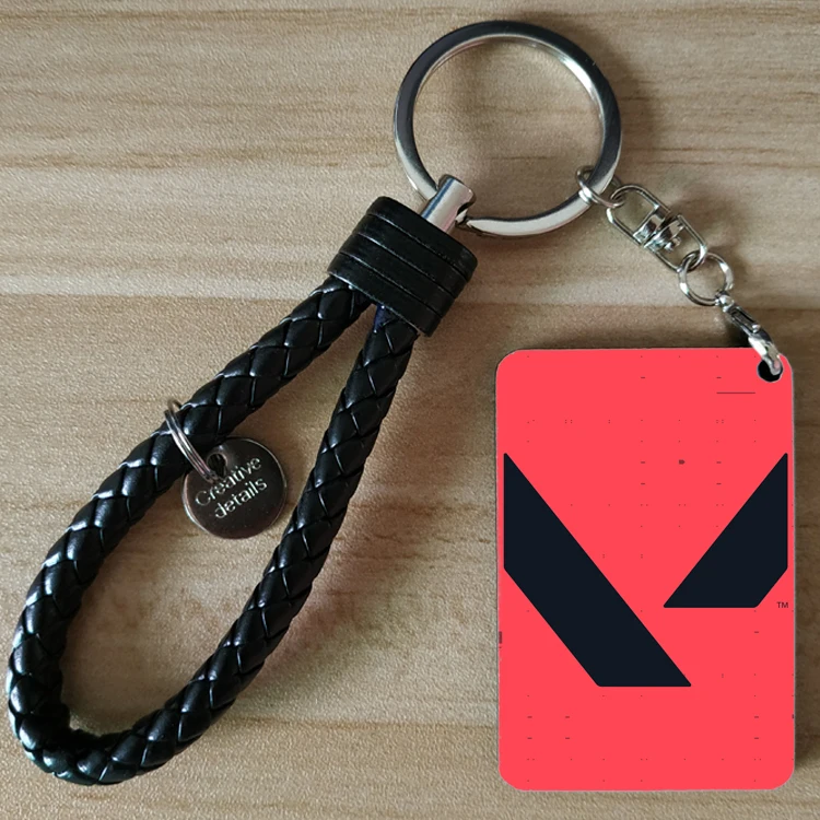 

Valorant брелок игра Аниме периферийные приборы шалфеникс Джетт искусственная черная Веревка Брелок Подвеска Игрушка для мальчика подарок