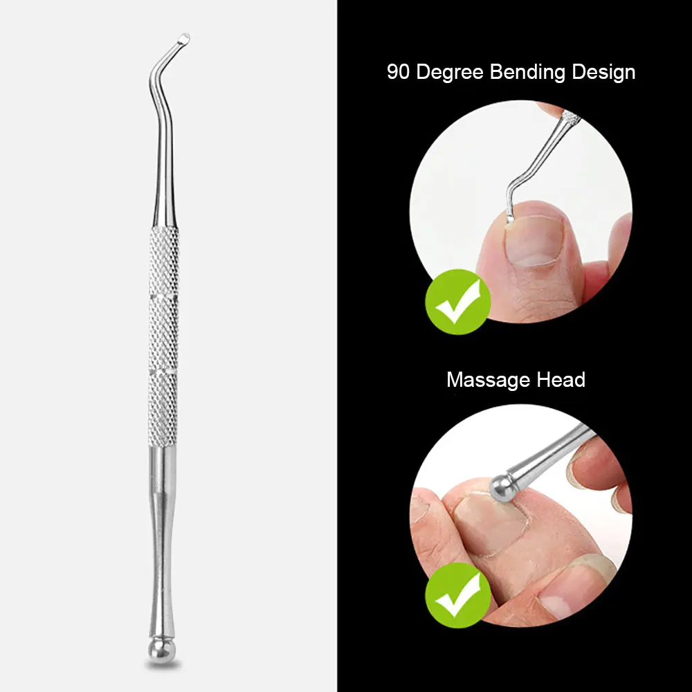 Ingrown Nail Corrector 12/24pcs C-shaped Filling Pad For Nail Inlay Pedicure Correction Tool