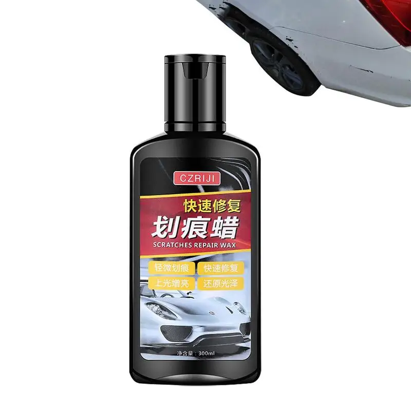 

Car Scratch Eraser Rubbing Compound Fast Easy Safe Multifunctional Ultimate 300ml Scratch Remover For Vehicles Auto Polish