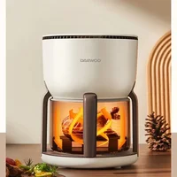 DAEWOO Air Fryer 2L Oil Free Low Fat Kitchen Airfryer Health Cooking Non-stick Glass Potato Chip Machine Electric Airfryers 220V 2