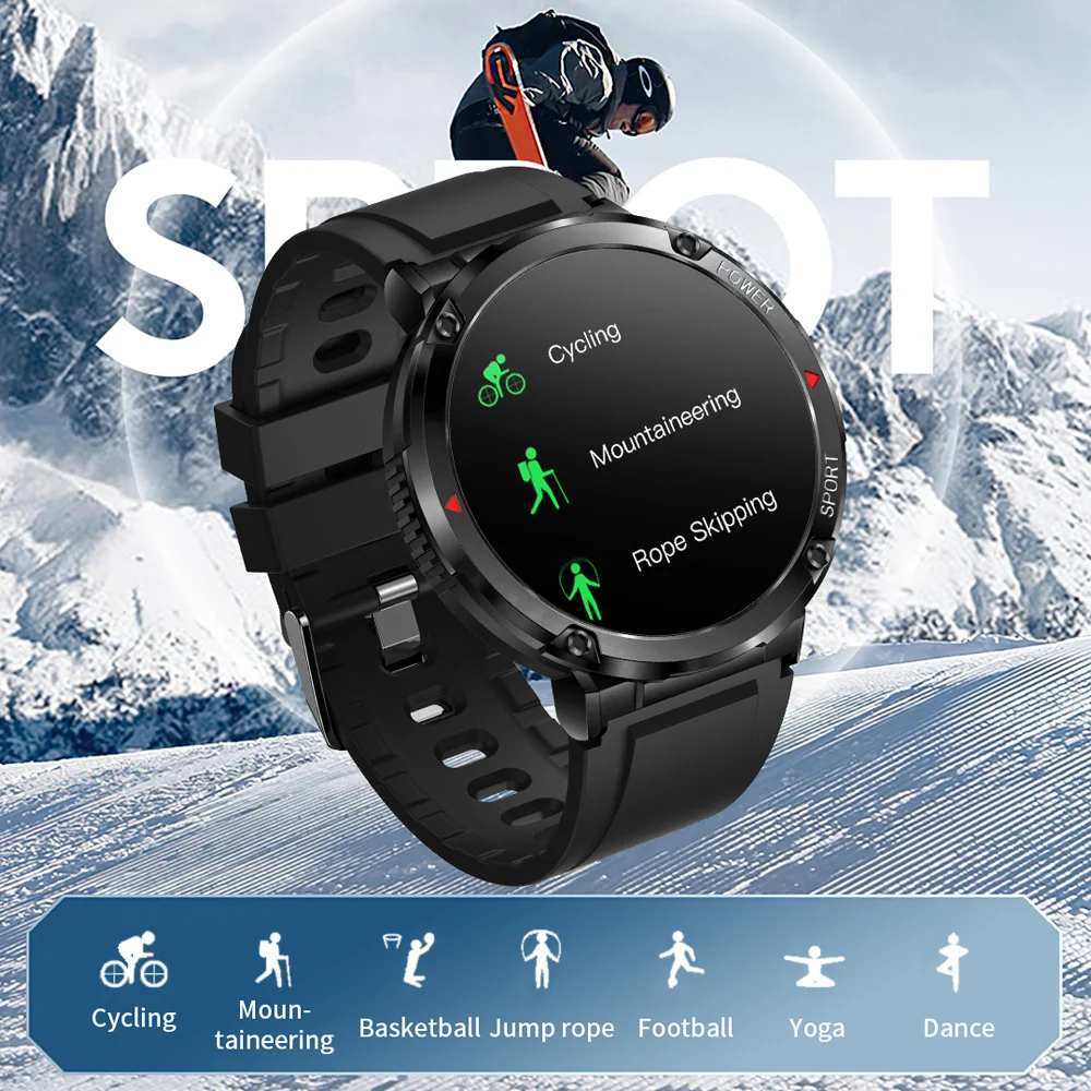 T30  Ʈ ġ IP67 1.6 ġ м Smartwatch  ɹڼ  BT5.0  ÷̾ ո 