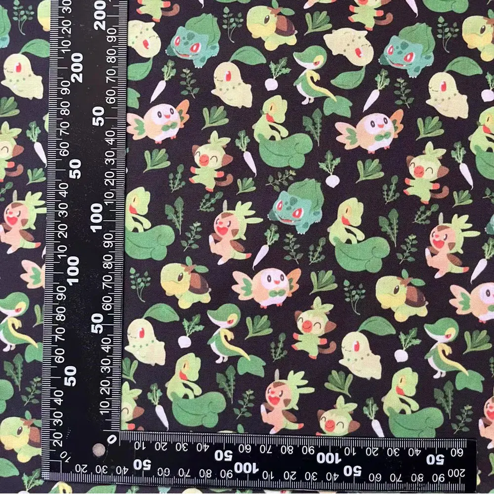

Pokemon Cartoon Fabric140*50cm Handmade Sewing Patchwork Quilting Baby Dress Home Sheet Printed Fabric Fabric Sewing Kids Fabric