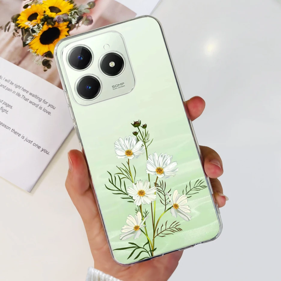 Cute Cat Cartoon Painted Soft Silicone Phone Case Cover
