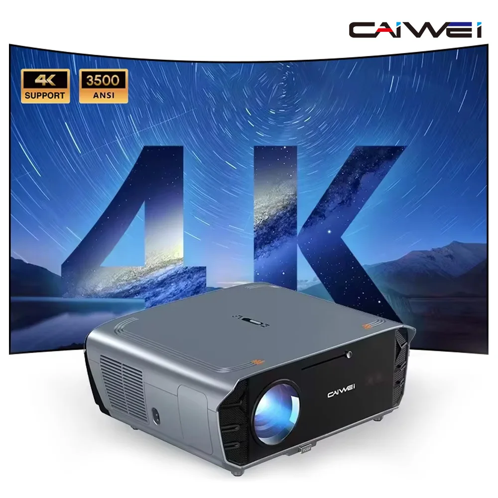 CAIWEI S7+ 1080PフルHD 4K対応プロジェクター オートフォーカス CAIWEI S7+ 1080PフルHD 4K対応プロジェクター オートフォーカス