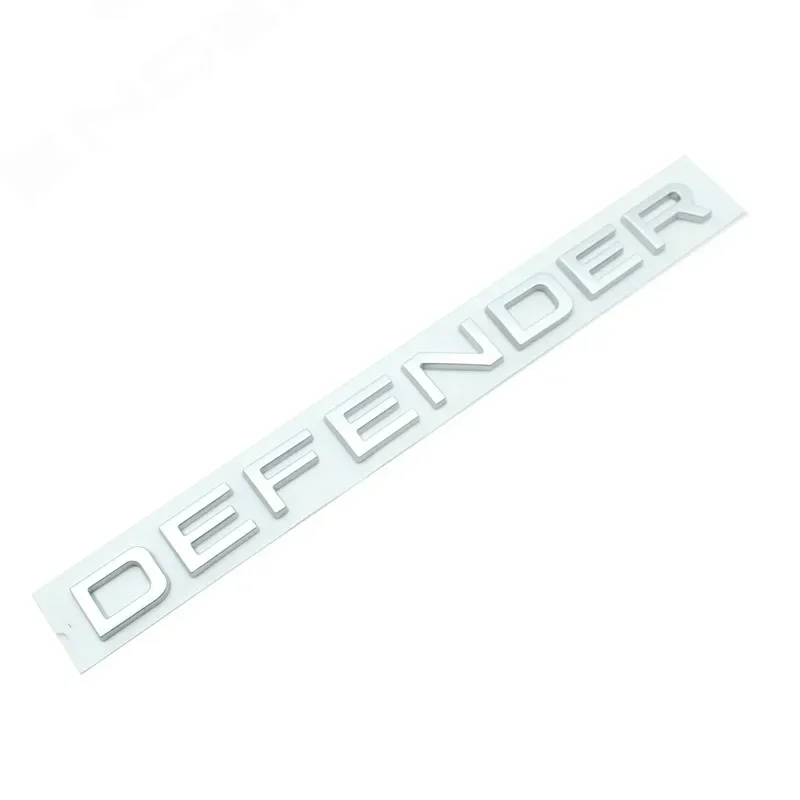 Premium DEFENDER Car Emblem Sticker - Sleek Decal for Trunk, Hood, or Bonnet