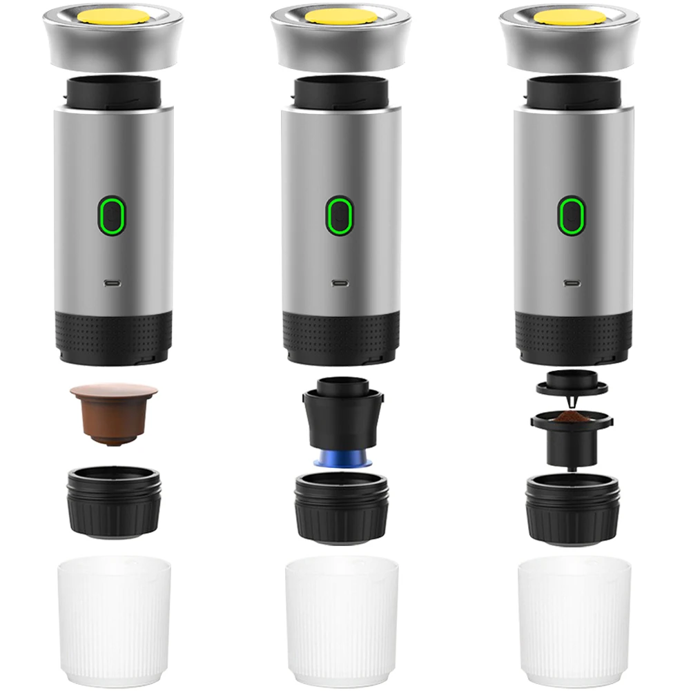 Portable Coffee Maker Electric Espresso Machine Fast Brewing Coffee Machine Wireless Heating for Home Office RV