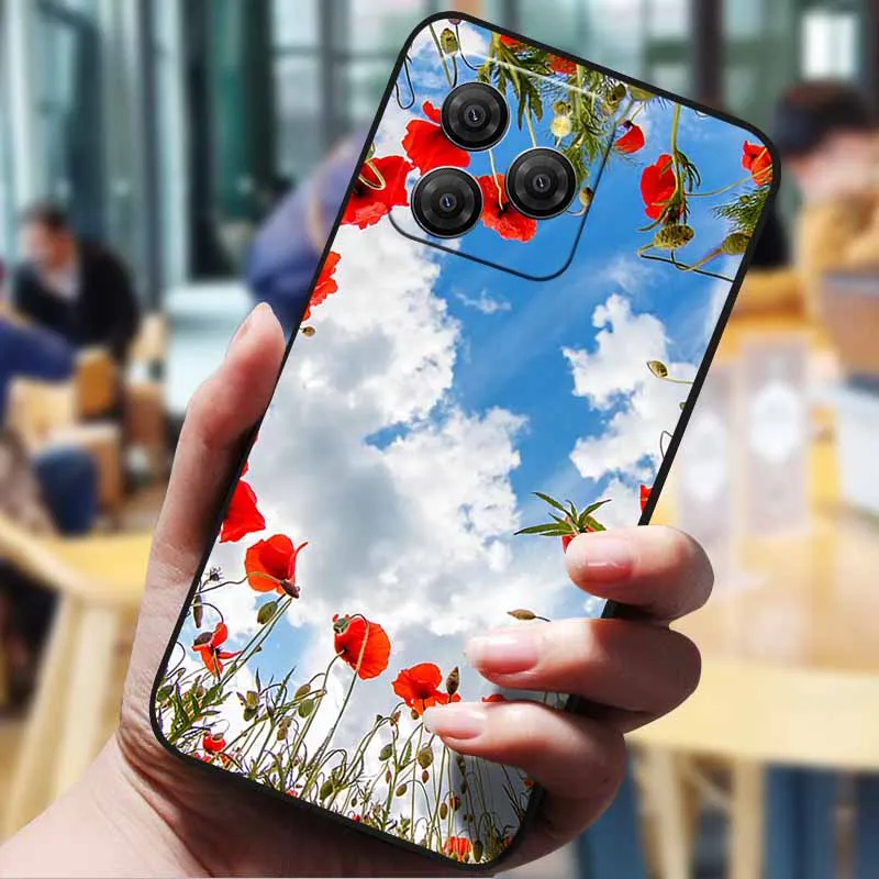 Cartoon Painted Silicone TPU Phone Case - Blackview Shark 9 5G Back Cover Bumper
