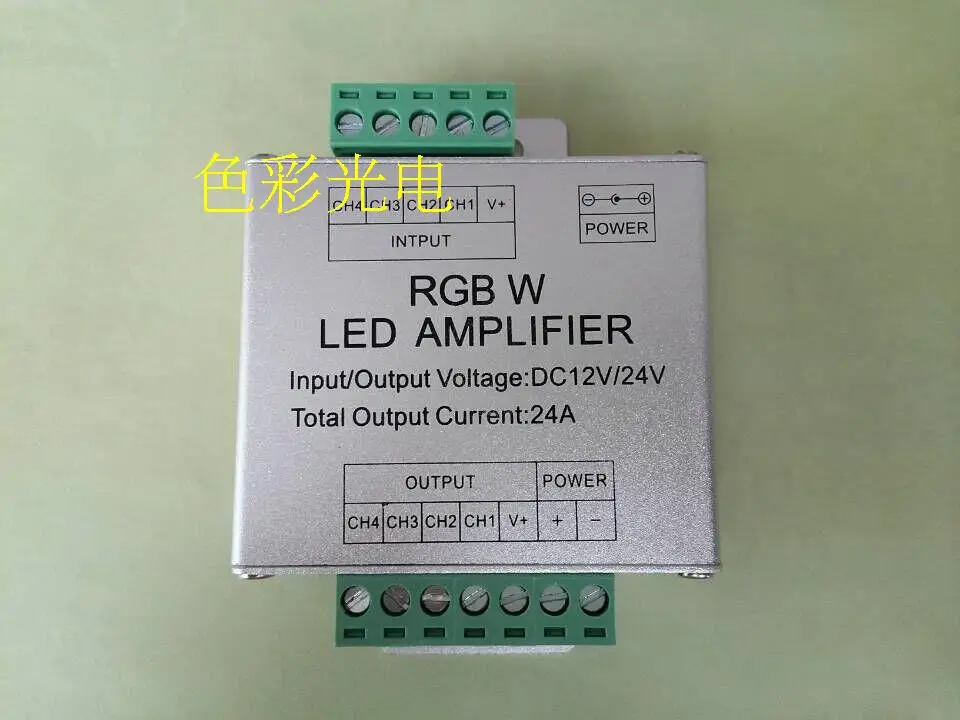 Amplificatore Di Potenza A Led Amplificatore Rgbw Ripetitore Rgbw 12V / 24V Controller Sub Striscia Lampada