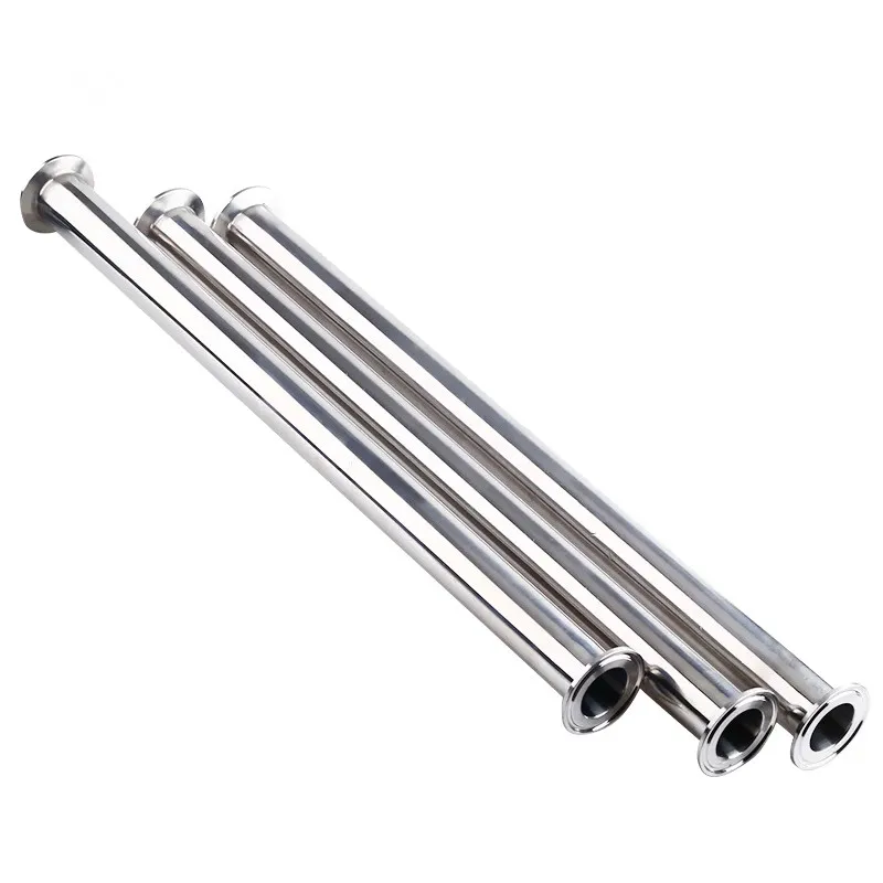 Stainless Steel Elbow Pipe Fitting 4" 102mm Sanitary Spool Tube Ferrule SS304