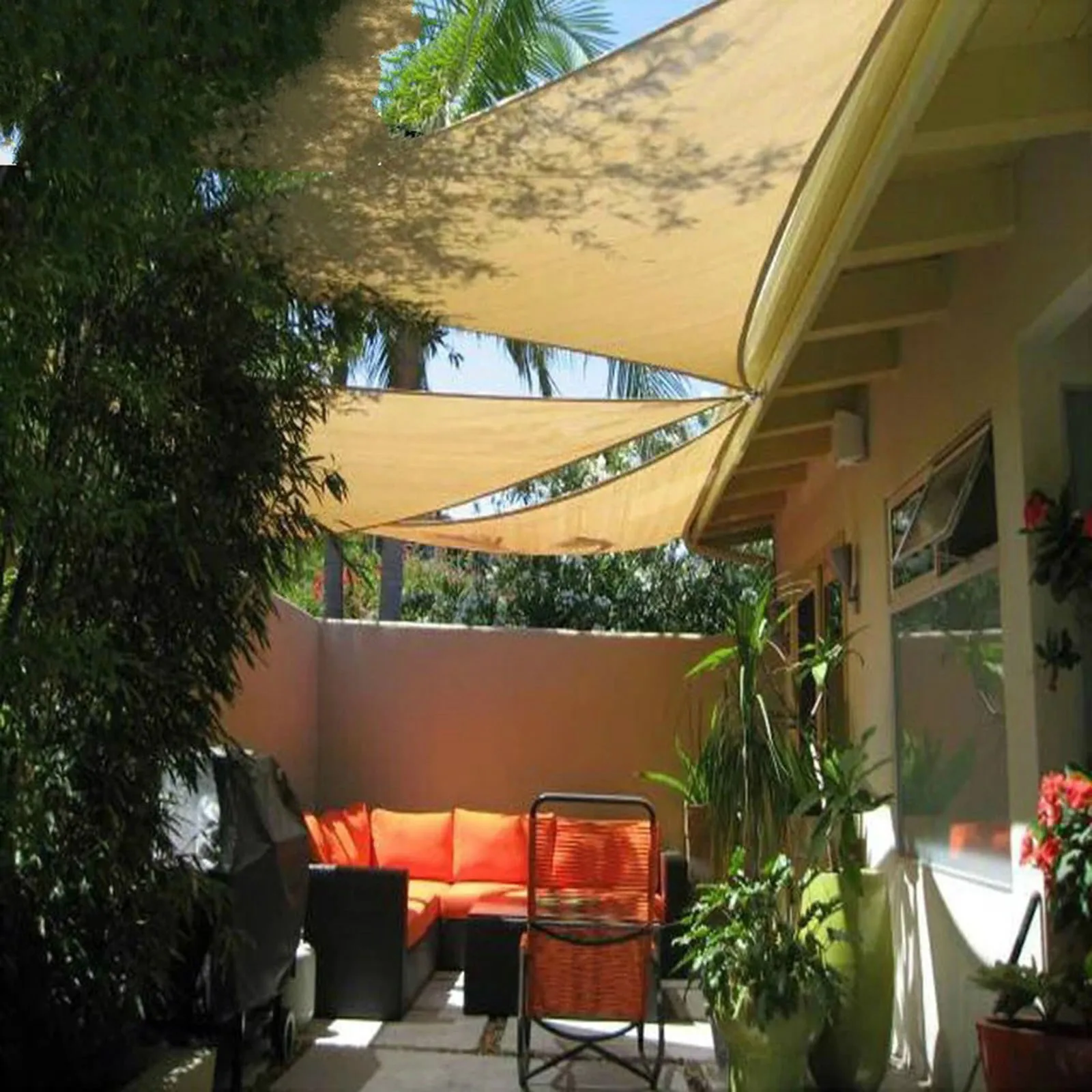 

Outdoor Sunshade Shelter Waterproof Courtyard Canopy 2x4m Balcony Garden Sunshade Shelter Portable Outdoor Camping Tent