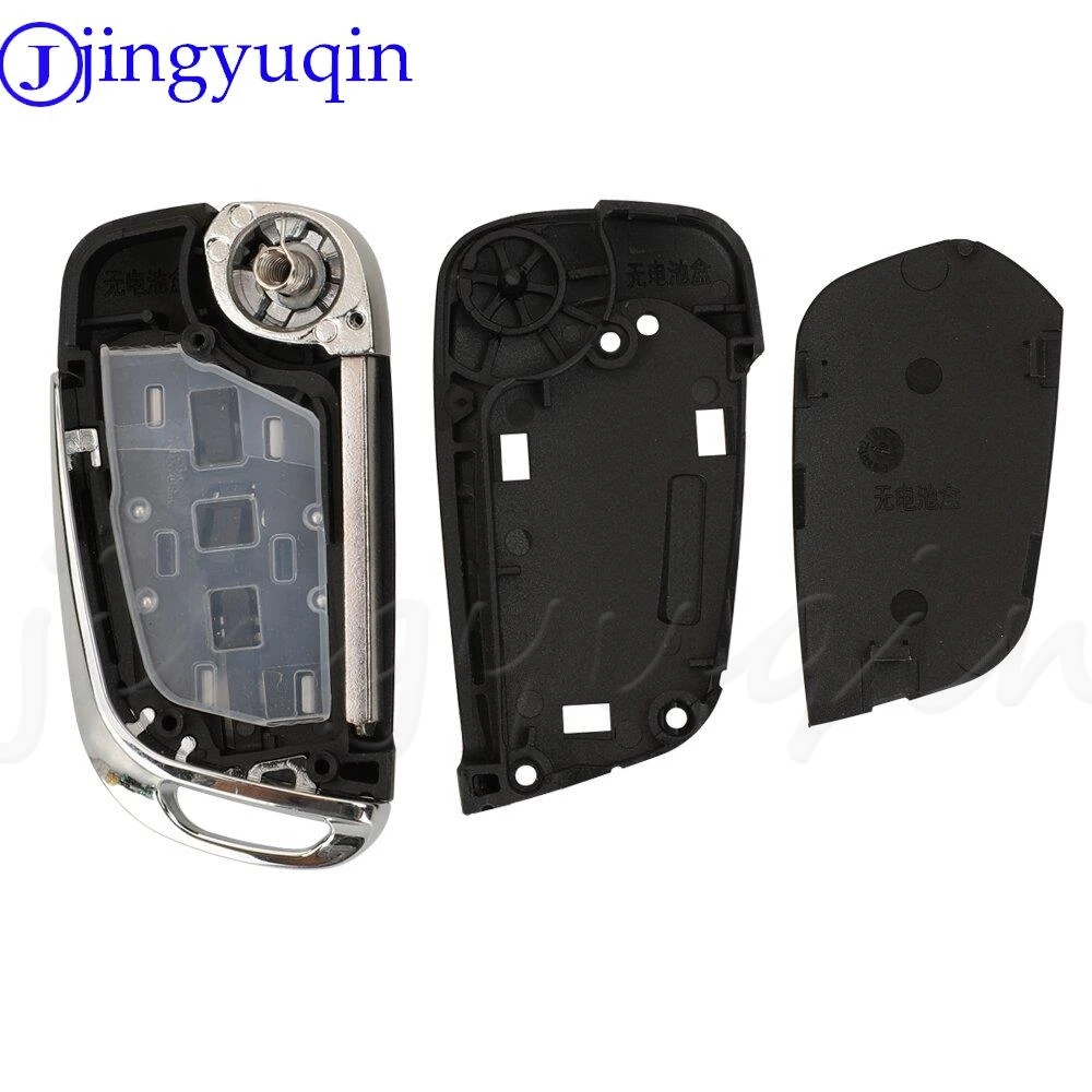 jingyuqin CE0523 Modified Flip Car Key Shell For Peugeot 207 308 307 407 607 807 For Citroen C2 C3 C4 C5 C6 XSARA PICASSO Blade