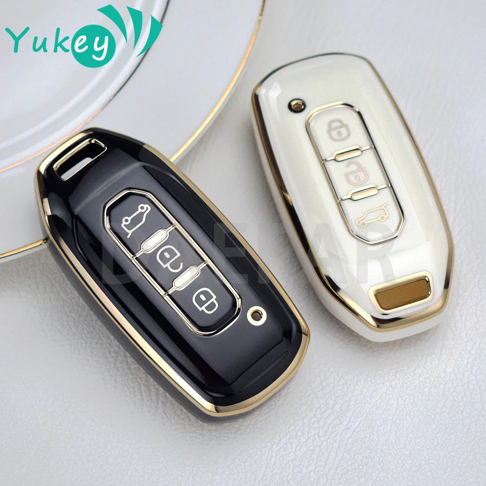 

TPU Car Key Case Cover Fob Shell for Ford Territory EV Auto Accessories Protector